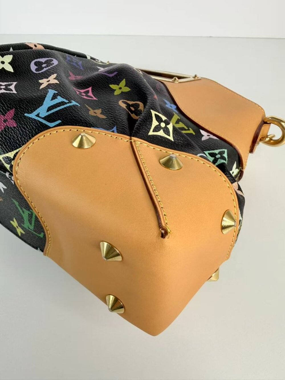 louis vuitton judy MM handbag monogram multicolor black - Picture 9 of 13